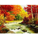 5D Diy Diamond Painting Landscape Cross Stitch Kit Full Drill Embroidery Scenery Winter Mosaic Art Picture of Rhinestones Decor