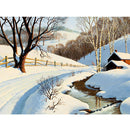 5D Diy Diamond Painting Landscape Cross Stitch Kit Full Drill Embroidery Scenery Winter Mosaic Art Picture of Rhinestones Decor