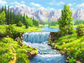 5D Diy Diamond Painting Landscape Cross Stitch Kit Full Drill Embroidery Scenery Winter Mosaic Art Picture of Rhinestones Decor