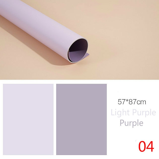 Photography background paper photophones backdrops morandi 57*87cm 2 sides solid color green screen photo studio[buy 4 free 1]]