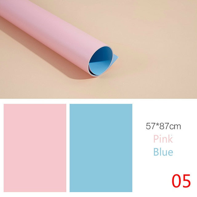 Photography background paper photophones backdrops morandi 57*87cm 2 sides solid color green screen photo studio[buy 4 free 1]]