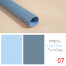 Photography background paper photophones backdrops morandi 57*87cm 2 sides solid color green screen photo studio[buy 4 free 1]]