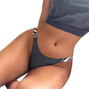 Sexy Underwear Hip Lifting Satin Panties Letter Rhinestone g-strings thongs tanga Low Waist Seamless Briefs 2021 Tanga Lingerie