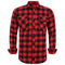 2021 New Men's Plaid Flannel Shirt Spring Autumn Male Regular Fit Casual Long-Sleeved Shirts For (USA SIZE S M L XL 2XL)