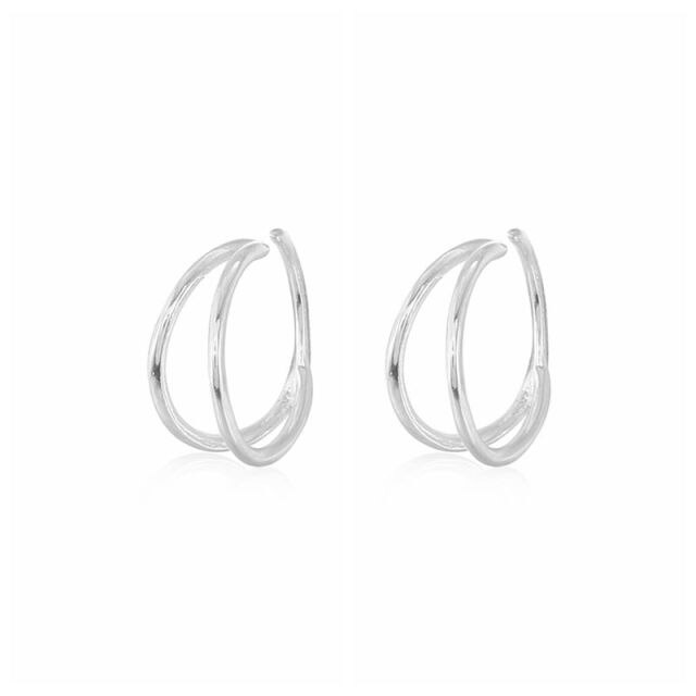 AIDE 8mm Segment Rings Nose Hoop Ear Piercing Tragus 925 Silver Nose Ring Ear Cartiliage Tragus Sexy Body Jewelry Piercing Nariz