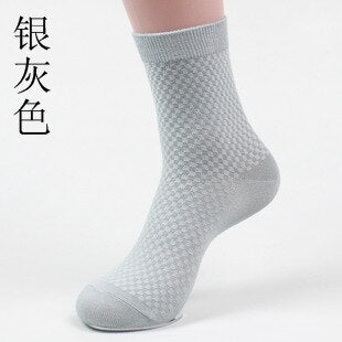 10 Pcs=5 Pairs Men Socks Cotton Socks Breathable Sweat-Absorbent Spring Autumn Black Socks Deodorant Business Men Socks Pack