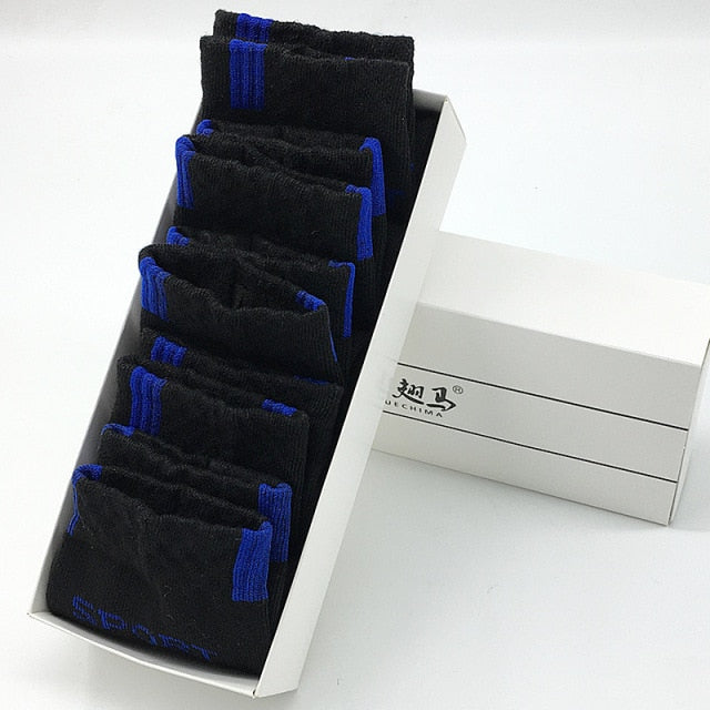 10 Pcs=5 Pairs Men Socks Cotton Socks Breathable Sweat-Absorbent Spring Autumn Black Socks Deodorant Business Men Socks Pack
