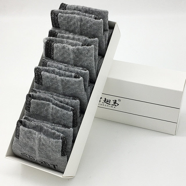 10 Pcs=5 Pairs Men Socks Cotton Socks Breathable Sweat-Absorbent Spring Autumn Black Socks Deodorant Business Men Socks Pack