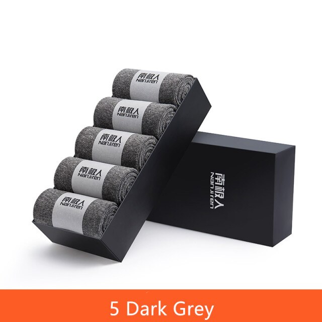 10 Pcs=5 Pairs Men Socks Cotton Socks Breathable Sweat-Absorbent Spring Autumn Black Socks Deodorant Business Men Socks Pack