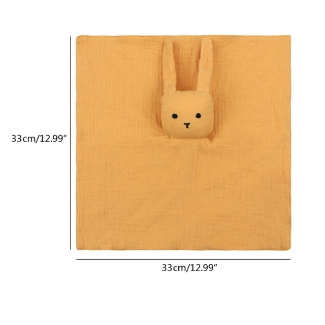Baby Saliva Towel Soft Newborn Baby Soothe Appease Towel Infant Cute Bunny Sleeping Dolls Toy Plush Comforting Toy Baby Towel