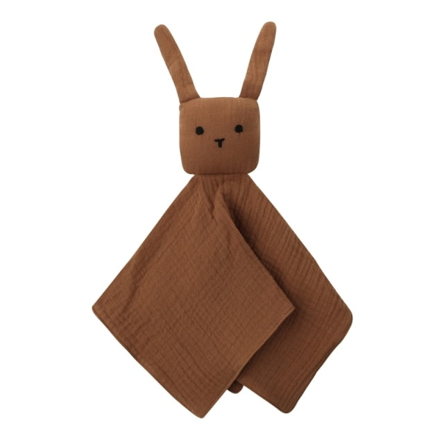 Baby Saliva Towel Soft Newborn Baby Soothe Appease Towel Infant Cute Bunny Sleeping Dolls Toy Plush Comforting Toy Baby Towel