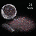 Nail Art Mirror Pigment Powder  Nail Glitters Metallic Color for Nail Art UV Gel Polishing Rose Gold Silver Colors
