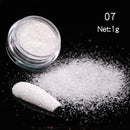 Nail Art Mirror Pigment Powder  Nail Glitters Metallic Color for Nail Art UV Gel Polishing Rose Gold Silver Colors