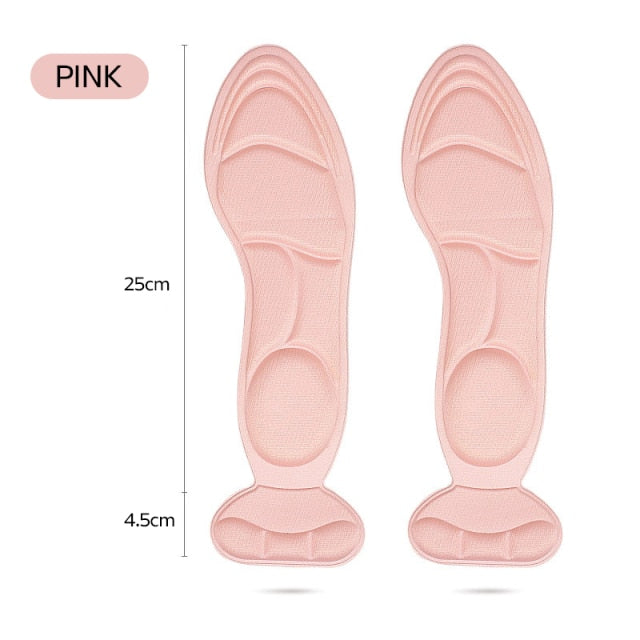 FootMaster 4D Memory Foam Orthopedic Insoles For Shoes Women Men Flat Feet Arch Support Massage Plantar Fasciitis Sports Pad