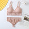2Pcs Bra Set Women Panties Underwear Set Sexy G-String Seamless Bralette Lingerie Tank Crop Top Dropship 2021 New