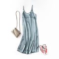 Toppies 2021 Women Satin Dress Party Luxury Shiny Sundress Sexy Imitation Silk Fashion Ladies Dress