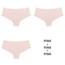 TERMEZY 3Pcs/Lot Seamless Panty Set Underwear Female Comfort Intimates Fashion Low-Rise Briefs 5 Colors Lingerie Drop Shipping