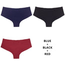 TERMEZY 3Pcs/Lot Seamless Panty Set Underwear Female Comfort Intimates Fashion Low-Rise Briefs 5 Colors Lingerie Drop Shipping