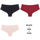 TERMEZY 3Pcs/Lot Seamless Panty Set Underwear Female Comfort Intimates Fashion Low-Rise Briefs 5 Colors Lingerie Drop Shipping