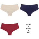 TERMEZY 3Pcs/Lot Seamless Panty Set Underwear Female Comfort Intimates Fashion Low-Rise Briefs 5 Colors Lingerie Drop Shipping
