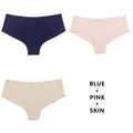 TERMEZY 3Pcs/Lot Seamless Panty Set Underwear Female Comfort Intimates Fashion Low-Rise Briefs 5 Colors Lingerie Drop Shipping