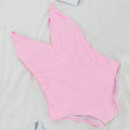 SAY MORNING Sexy Deep V Neck One Piece Swimsuit Removable Chest Pad Biquini Solid Backless Beachwear Swimwear Bathing Swimming