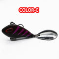 X-Fin 6g/9g/16g/21g New Metal Mini VIB Spoon Spin Sequin Lure Tackle Pin Hard Bait Crankbait Vibration Spinner Sinking Fishing