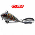 X-Fin 6g/9g/16g/21g New Metal Mini VIB Spoon Spin Sequin Lure Tackle Pin Hard Bait Crankbait Vibration Spinner Sinking Fishing