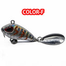 X-Fin 6g/9g/16g/21g New Metal Mini VIB Spoon Spin Sequin Lure Tackle Pin Hard Bait Crankbait Vibration Spinner Sinking Fishing