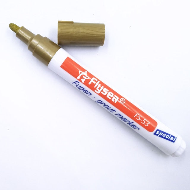 2021 Tile Marker Repair Wall Pen Grout Marker Odorless Non Toxic for Tiles Floor Tyre Suitable Car Painting Mark Pen TSLM