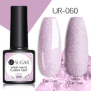 UR SUGAR 7.5ml Reflective Glitter Gel Shiny Rose Red Silver UV Gel Nail Polish Soak Off Colorful Gel Nail Art Decoration