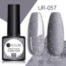 UR SUGAR 7.5ml Reflective Glitter Gel Shiny Rose Red Silver UV Gel Nail Polish Soak Off Colorful Gel Nail Art Decoration