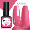 UR SUGAR 7.5ml Reflective Glitter Gel Shiny Rose Red Silver UV Gel Nail Polish Soak Off Colorful Gel Nail Art Decoration