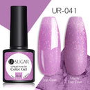 UR SUGAR 7.5ml Reflective Glitter Gel Shiny Rose Red Silver UV Gel Nail Polish Soak Off Colorful Gel Nail Art Decoration