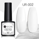 UR SUGAR 7.5ml Reflective Glitter Gel Shiny Rose Red Silver UV Gel Nail Polish Soak Off Colorful Gel Nail Art Decoration