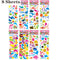 40 Sheets/lot Cartoon Stickers 3D Cartoons Characters Princess Random Puffy Sticker Gifts For Girls Boys Festival Party Stickers