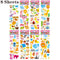 40 Sheets/lot Cartoon Stickers 3D Cartoons Characters Princess Random Puffy Sticker Gifts For Girls Boys Festival Party Stickers