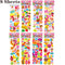 40 Sheets/lot Cartoon Stickers 3D Cartoons Characters Princess Random Puffy Sticker Gifts For Girls Boys Festival Party Stickers