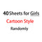 40 Sheets/lot Cartoon Stickers 3D Cartoons Characters Princess Random Puffy Sticker Gifts For Girls Boys Festival Party Stickers