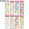 40 Sheets/lot Cartoon Stickers 3D Cartoons Characters Princess Random Puffy Sticker Gifts For Girls Boys Festival Party Stickers