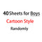 40 Sheets/lot Cartoon Stickers 3D Cartoons Characters Princess Random Puffy Sticker Gifts For Girls Boys Festival Party Stickers
