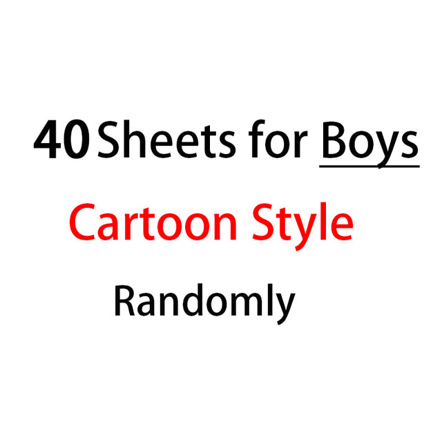 40 Sheets/lot Cartoon Stickers 3D Cartoons Characters Princess Random Puffy Sticker Gifts For Girls Boys Festival Party Stickers