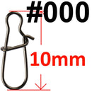 20 or 50 or 100 pcs Stainless Steel Fishing Snap Hooked Snap Pin Fastlock Clip Accessories Tackle for Barrel Swivel Lure hook