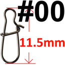 20 or 50 or 100 pcs Stainless Steel Fishing Snap Hooked Snap Pin Fastlock Clip Accessories Tackle for Barrel Swivel Lure hook