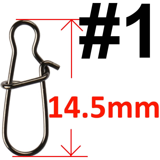 20 or 50 or 100 pcs Stainless Steel Fishing Snap Hooked Snap Pin Fastlock Clip Accessories Tackle for Barrel Swivel Lure hook