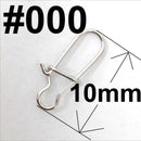 20 or 50 or 100 pcs Stainless Steel Fishing Snap Hooked Snap Pin Fastlock Clip Accessories Tackle for Barrel Swivel Lure hook
