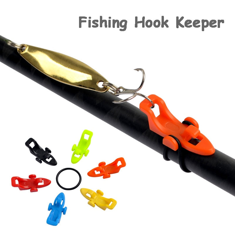 Fishing Accessories Fishing Hook Keeper Fishing Lure Bait Holder Fixed Jig Hooks Safe Keeper for Fishing Rod Pole Fishing Tools