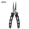 Booms Fishing F07 Stainless Steel Fishing Pliers Braid Cutters Crimper Hook Remover Saltwater Resistant Fishing Gear Tool