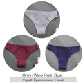 3Pcs Cotton Panties Women Low-Rise Underwear M-2XL Ladies Comfortable Briefs Plus Size Underpants Soft Female Lingerie 7 Colors