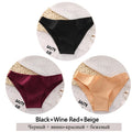 3Pcs Cotton Panties Women Low-Rise Underwear M-2XL Ladies Comfortable Briefs Plus Size Underpants Soft Female Lingerie 7 Colors
